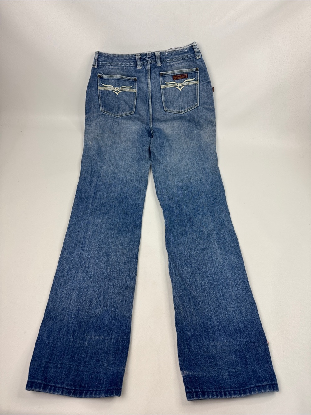 Vintage Bonjour Retro 1970-80 Straight Leg Women's blue Jeans Size 11 Vtg sizing
